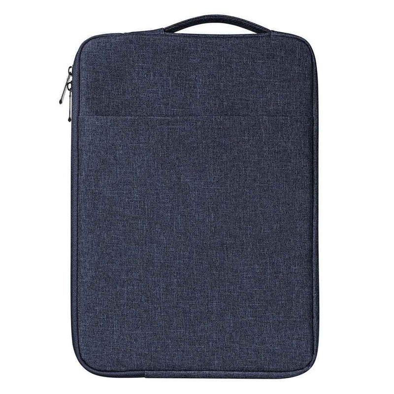 DUX DUCIS LBDC Series 13-13.9 Inch Laptop Bag Vertical Notebook Pouch with Handle - Navy Blue