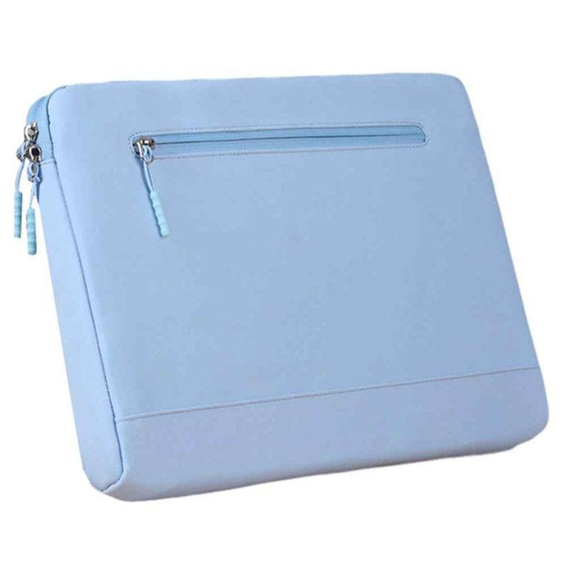 15-15.6 inch Notebook Bag Oxford Cloth Laptop Bag with Zipper Portable Phone Mouse Storage Bag - Blue