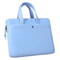 C81-13-13.3 inch Laptop Case Portable Notebook Bag with Plush Lining  Businees Storage Bag - Blue