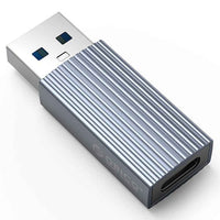 USB-C Female to USB-A Male Adapter, 10Gbps Aluminium