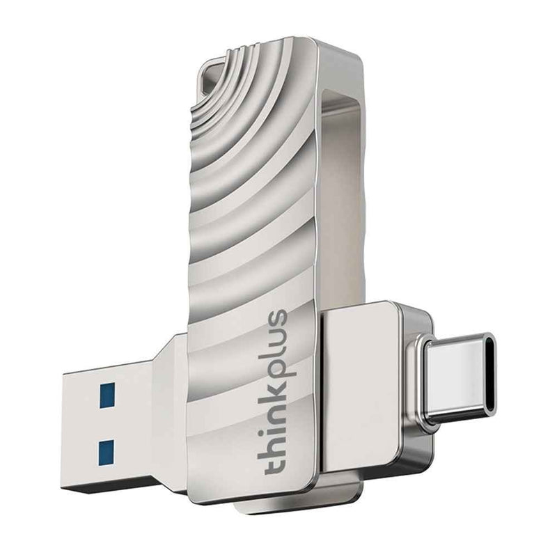 LENOVO THINKPLUS MU232 128GB for iPhone 15 Series USB Flash Drive USB 3.2 + Type-C Memory Stick Thumb Drive