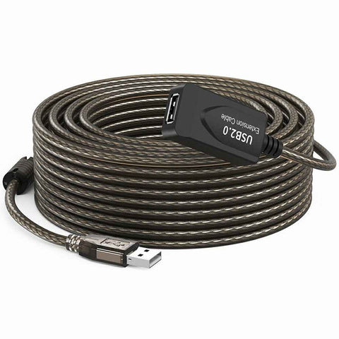 U201 10m USB2.0 Male to Female PVC Extension Cable Conference Camera Scanner Conversion Cord