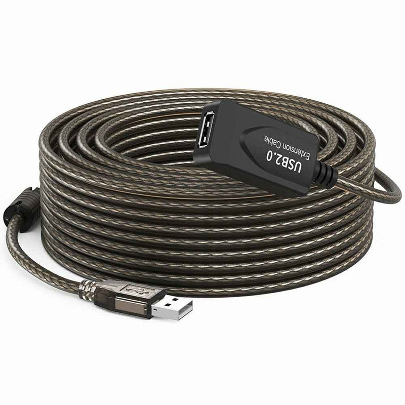 U201 10m USB2.0 Male to Female PVC Extension Cable Conference Camera Scanner Conversion Cord