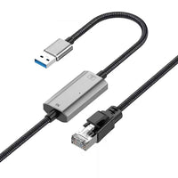 1.2m Gigabit Ethernet USB Adapter Cable USB3.0 to RJ45 LAN Network Cable 1000 / 100 / 10Mbps for Laptop / Desktop