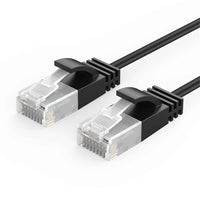 CABLECREATION CL0045 1m Pure Copper Cat6a Network Cable 10Gbps Thin Cord Computer Router RJ45 Ethernet Cable - Straight