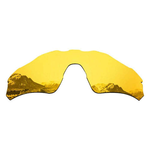 Replacement Lenses for Oakley Radar EV Path Sunglasses Lenses - Gold