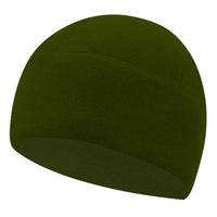 Winter Windproof Polar Fleece Beanie Hat Ear Protection Helmet Liner Cap for Motorcycle Riding - Army Green