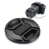 62mm-Center-Pinch-Camera-Lens-Cap(Black)