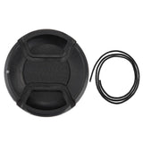 62mm-Center-Pinch-Camera-Lens-Cap(Black)