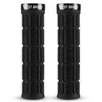 WEST BIKING YP0804089 1 Pair Anti Slip Mountain Bike Handlebar Grips Shock Absorbing Bicycle Grips - Black