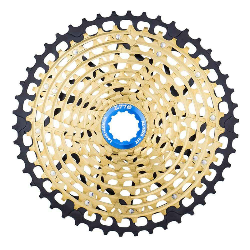 ZTTO 1250 Mountain Bicycle CNC Flywheel Ultra-light Hollow 11 Speed 11-46T Bike Racing Flywheel - Gold