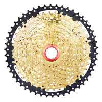 11-Speed Bike Cassette 11-50T Hollow Steel – Gold