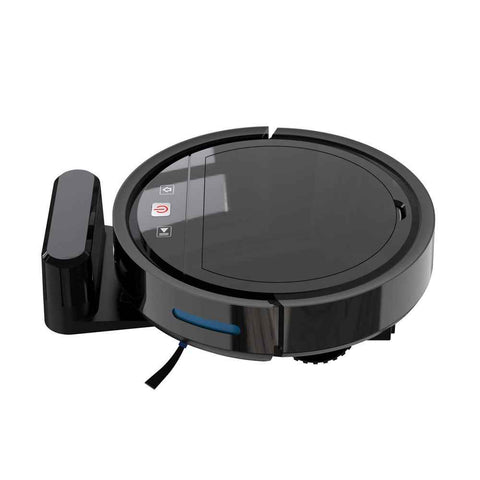 118HW 2500PA Robot Vacuum Cleaner Wireless Smart APP Auto-Recharge Remote Voice Control Sweeping Cleaning Machine - Black