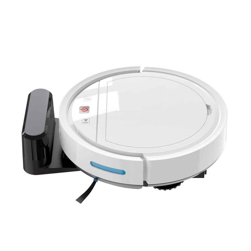 118HW 2500PA Robot Vacuum Cleaner Wireless Smart APP Auto-Recharge Remote Voice Control Sweeping Cleaning Machine - White