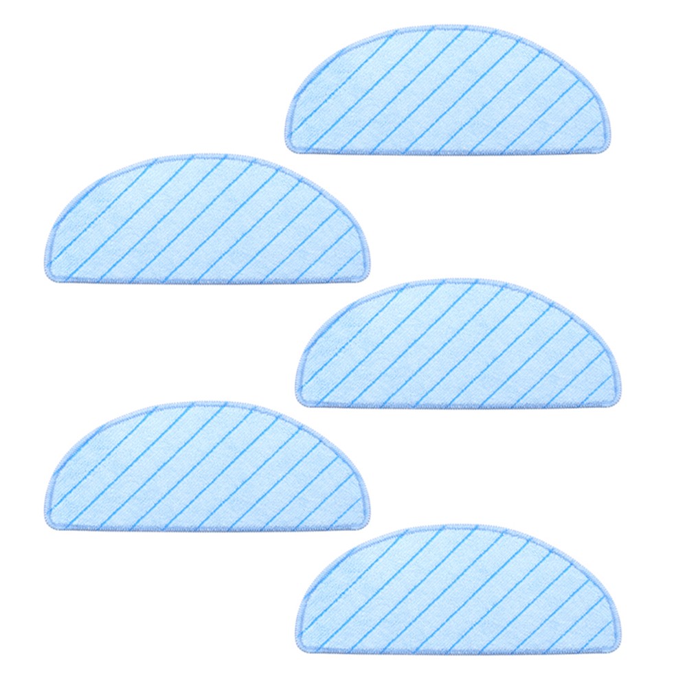 5Pcs/Set Spare Disposable Mop Cloth Disposable Microfiber Cleaning Pad for Ecovacs Deebot T9 AIVI T9 PRO T9 MAX T9 POWER