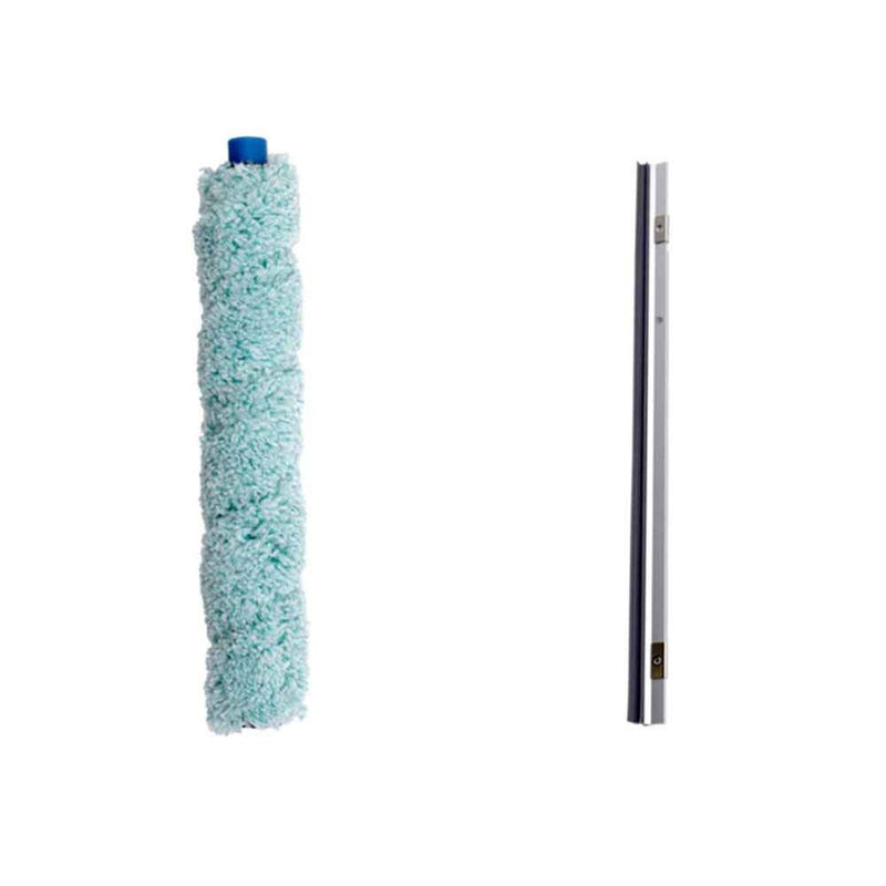 Main Brush with Scraper Replacement Part for ILIFE Shinebot W400 Robot Vacuum Cleaner Accessories Detachable Rolling Brush