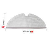 2Pcs For Roborock Q8 Max / Q5 Pro / Q8 Max+ S50 / S60 / T6 T7 S5 Max Q7 Robot Vacuum Cleaner Replacement Parts Mop Pads Cleaning Cloth