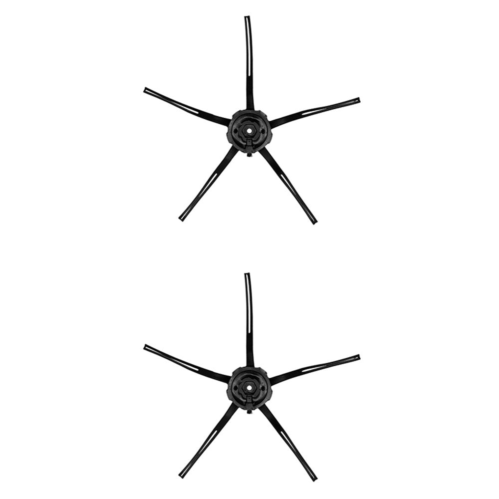 2Pcs For Roborock Q5 Pro / Q8 Max / Q8 Max+ / T7S Plus / S7 / G20 / G10 / G10S / Q7 / Q7 Max+ Side Brush Robot Vacuum Part - Black