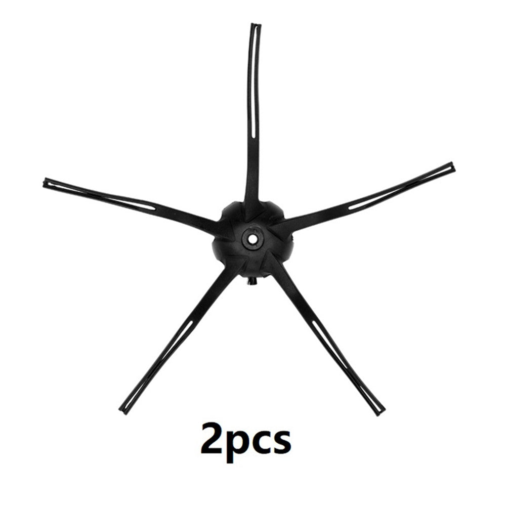 2Pcs For Roborock Q5 Pro / Q8 Max / Q8 Max+ / T7S Plus / S7 / G20 / G10 / G10S / Q7 / Q7 Max+ Side Brush Robot Vacuum Part - Black