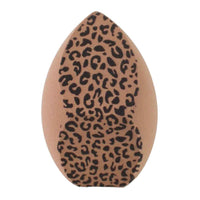 Large Size Leopard Print Makeup Sponge Dry / Wet Use Foundation Blender Cosmetic Puff