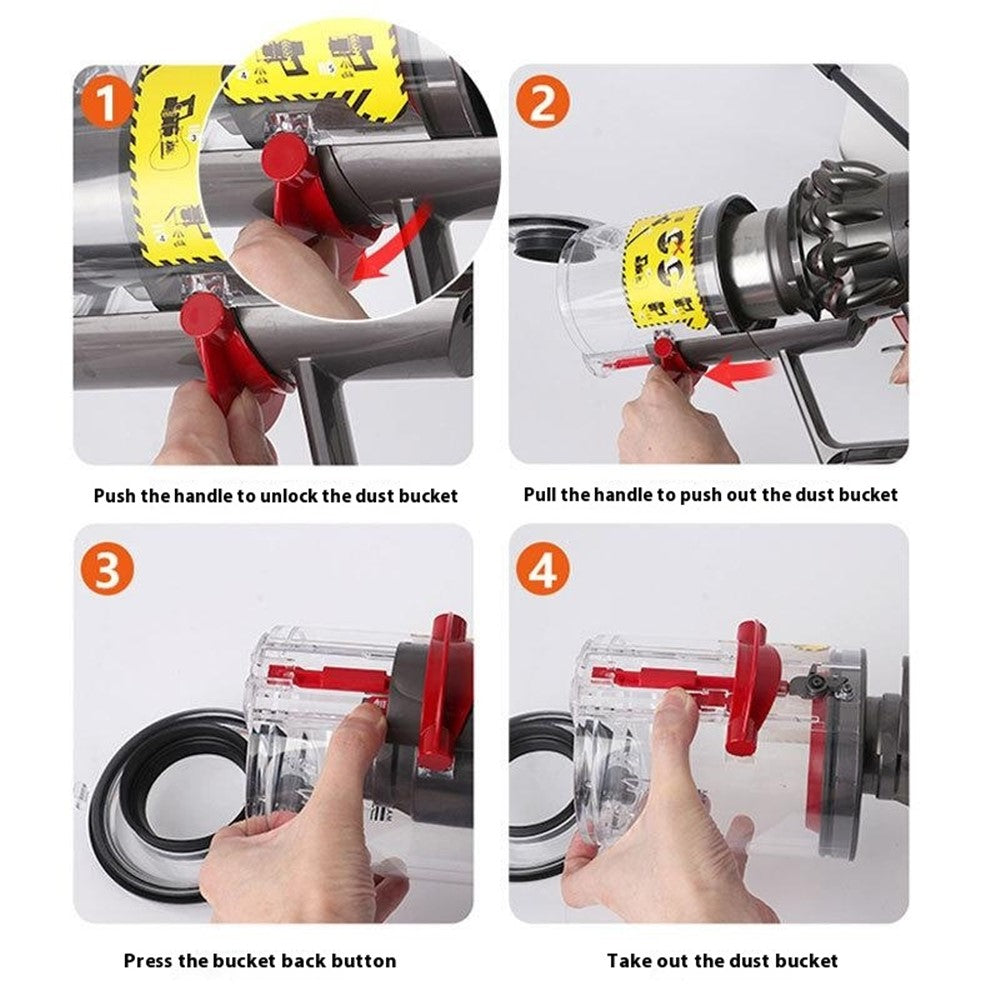 For Dyson V10 Vacuum Cleaner Dust Bin Replacement Dust Bucket (US Version)