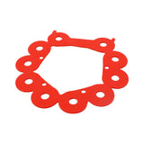 Cyclone Sound Insulation Cotton Replacement Part for Dyson V7 V8 Vacuum Cleaner, Size: L - Red