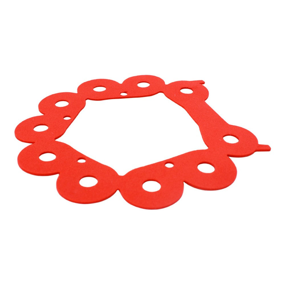 Cyclone Sound Insulation Cotton Replacement Part for Dyson V7 V8 Vacuum Cleaner, Size: L - Red