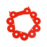 Cyclone Sound Insulation Cotton Replacement Part for Dyson V7 V8 Vacuum Cleaner, Size: L - Red