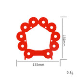Cyclone Sound Insulation Cotton Replacement Part for Dyson V7 V8 Vacuum Cleaner, Size: L - Red
