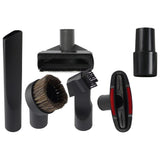 6Pcs / Set 32 - 35mm Inner Diameter Universal Vacuum Cleaner Long Flat Nozzle Suction Head Brushes