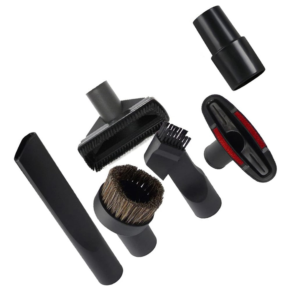 6Pcs / Set 32 - 35mm Inner Diameter Universal Vacuum Cleaner Long Flat Nozzle Suction Head Brushes