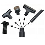 6Pcs / Set 32 - 35mm Inner Diameter Universal Vacuum Cleaner Long Flat Nozzle Suction Head Brushes