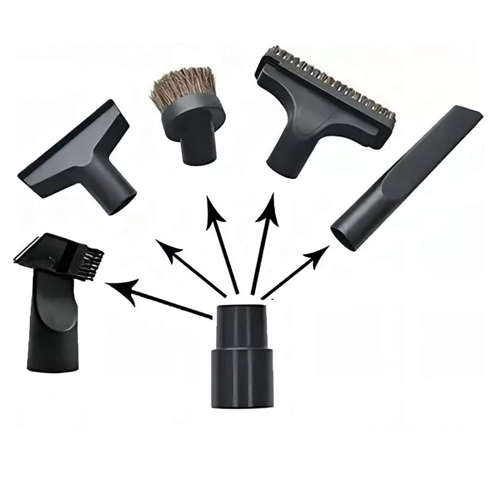 6Pcs / Set 32 - 35mm Inner Diameter Universal Vacuum Cleaner Long Flat Nozzle Suction Head Brushes