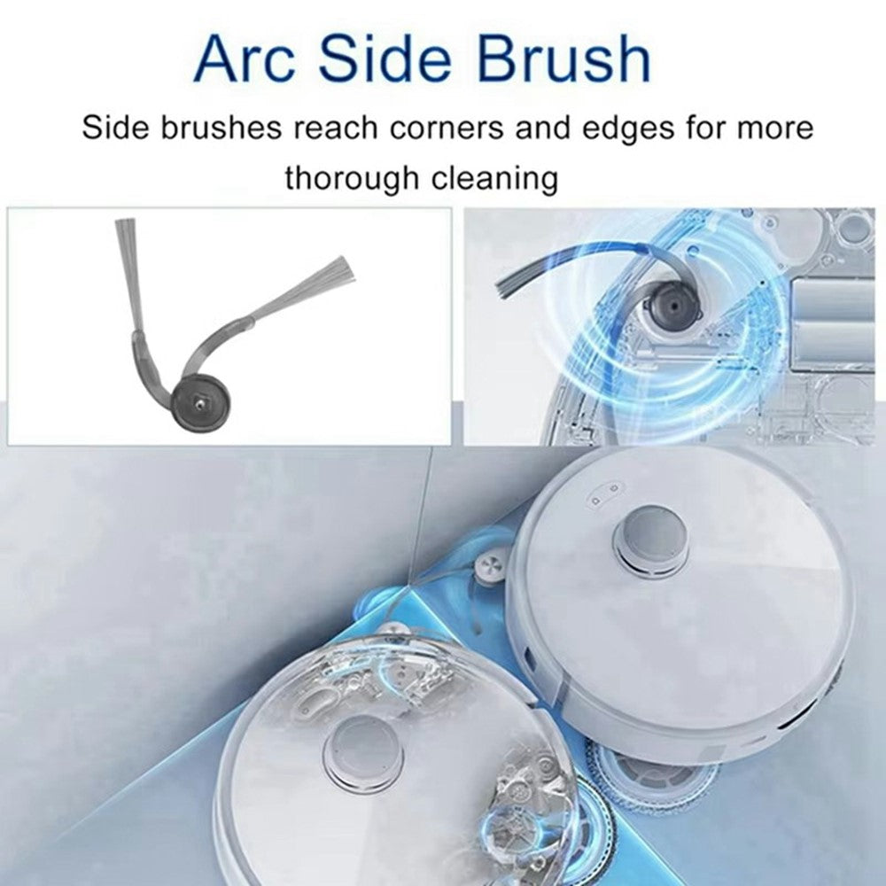 2PCS Side Brushes For Roborock G20S Ultra / G30 / G30 Space / Saros 10 / 10R / Z70 Replacement Parts Vacuum Cleaner Accessories