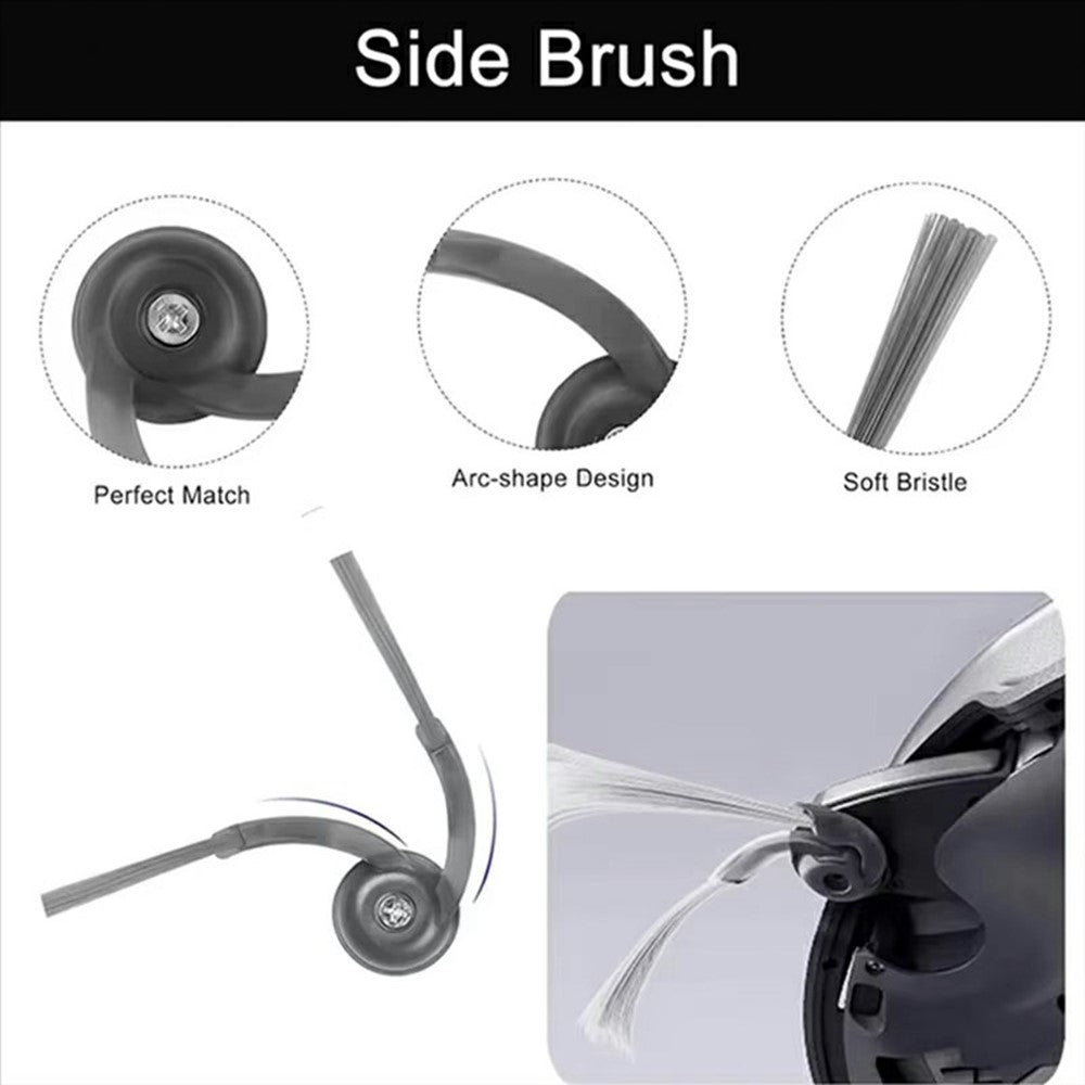 2PCS Side Brushes For Roborock G20S Ultra / G30 / G30 Space / Saros 10 / 10R / Z70 Replacement Parts Vacuum Cleaner Accessories