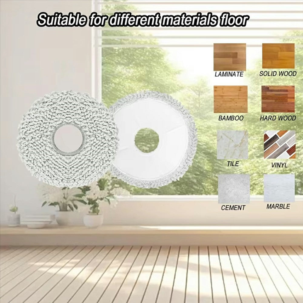 For Roborock G30 U / Saros 10R Mop Cloth Robot Vacuum Cleaner Replacement Cleaning Pad