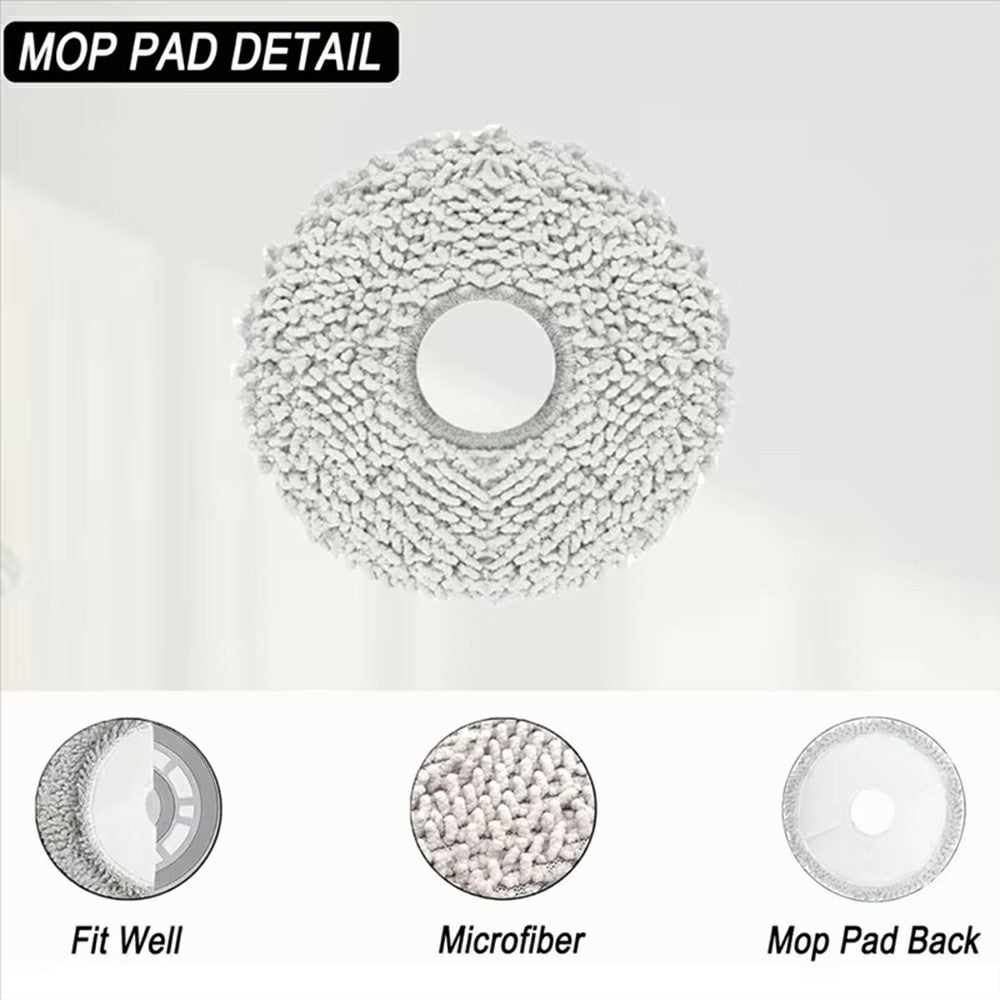 For Roborock G30 U / Saros 10R Mop Cloth Robot Vacuum Cleaner Replacement Cleaning Pad
