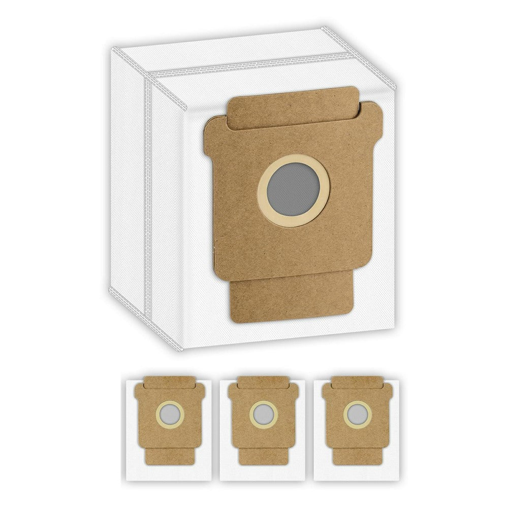 4Pcs Dust Bags for iRobot Roomba 105 Combo / 205 Dustcompactor / Plus 405 Combo / Plus 505 Combo Non Woven Fabric Vacuum Cleaner Replacement