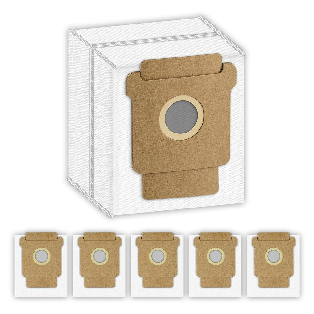 6Pcs Dust Bags for iRobot Roomba 105 Combo / 205 Dustcompactor / Plus 405 Combo / Plus 505 Combo Non Woven Fabric Vacuum Cleaner Replacement