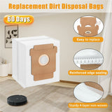 6Pcs Dust Bags for iRobot Roomba 105 Combo / 205 Dustcompactor / Plus 405 Combo / Plus 505 Combo Non Woven Fabric Vacuum Cleaner Replacement