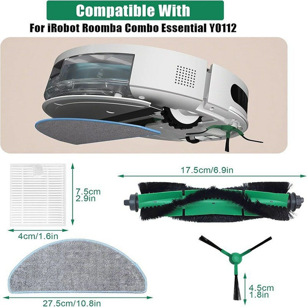 For Xiaomi Mijia 3C Ultra / iRobot Roomba 105 Combo / iRobot Y01420 / iRobot 00120 / iRobot 00110 Vacuum Cleaner Replacement Mop Cloth