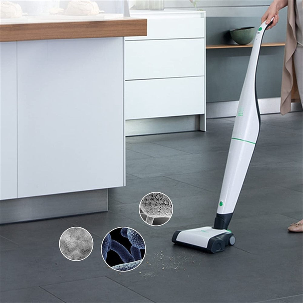 10PCS Replacement Cleaning Bags Dust Bags with Cleaning Brush for Vorwerk Kobold VB100 Vacuum Cleaner