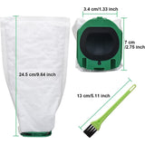 10PCS Replacement Cleaning Bags Dust Bags with Cleaning Brush for Vorwerk Kobold VB100 Vacuum Cleaner