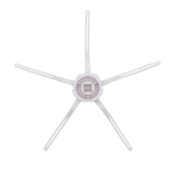 2Pcs Soft 5 Arms Side Brushes for Xiaomi Dreame X10 / W10S / W10S Pro / S10 / S10 Pro / S10 Plus / S10 Pro Plus Vacuum Cleaner Parts