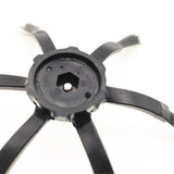 2Pcs 6-Armed Side Brush for Roborock S5 / S6 / S5 Max / S6 Max / S7 / S7 MaxV / S8 / S8+ / S8 Ultra Vacuum Cleaner Electric Sweeper Parts (Black)