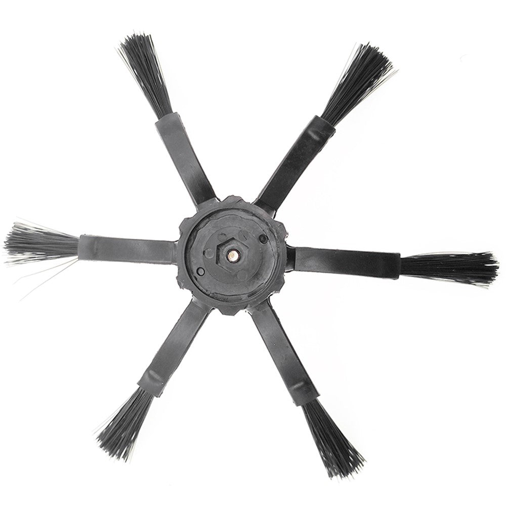 2Pcs 6-Armed Side Brush for Roborock S5 / S6 / S5 Max / S6 Max / S7 / S7 MaxV / S8 / S8+ / S8 Ultra Vacuum Cleaner Electric Sweeper Parts (Black)