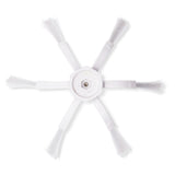 2Pcs 6-Armed Side Brush for Roborock S5 / S6 / S5 Max / S6 Max / S7 / S7 MaxV / S8 / S8+ / S8 Ultra Sweeper Cleaner Parts (White)