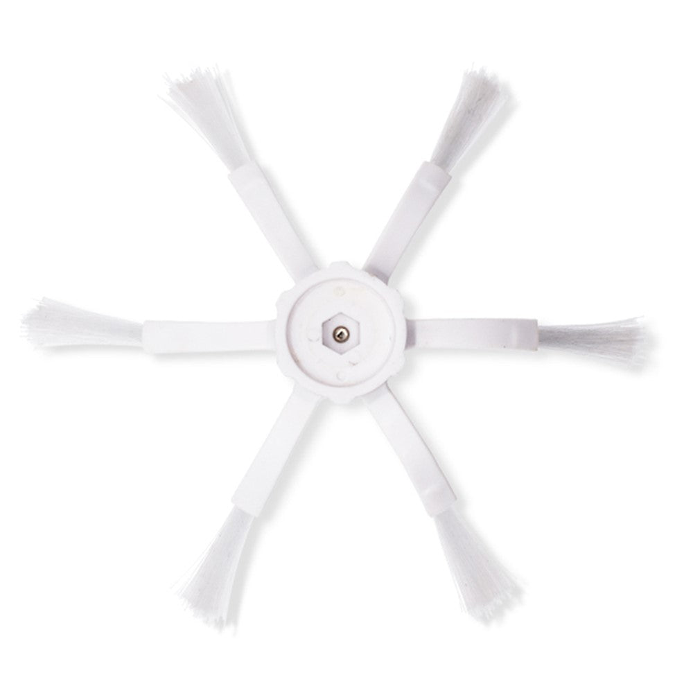 2Pcs 6-Armed Side Brush for Roborock S5 / S6 / S5 Max / S6 Max / S7 / S7 MaxV / S8 / S8+ / S8 Ultra Sweeper Cleaner Parts (White)