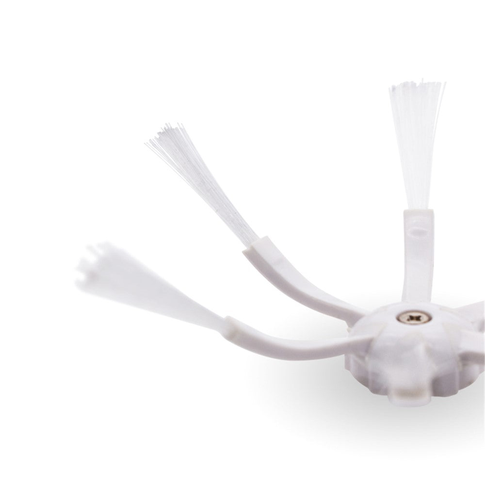 2Pcs 6-Armed Side Brush for Roborock S5 / S6 / S5 Max / S6 Max / S7 / S7 MaxV / S8 / S8+ / S8 Ultra Sweeper Cleaner Parts (White)