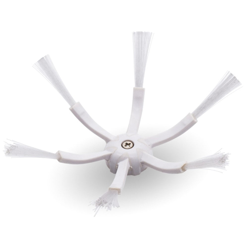 2Pcs 6-Armed Side Brush for Roborock S5 / S6 / S5 Max / S6 Max / S7 / S7 MaxV / S8 / S8+ / S8 Ultra Sweeper Cleaner Parts (White)